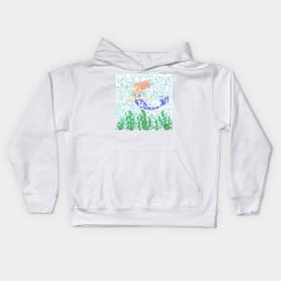 Blue Mermaid Kids Hoodie